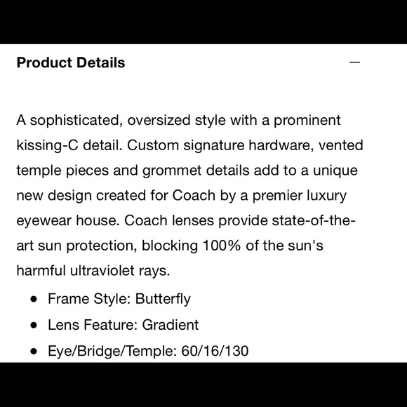 Coach Sunglasses - Picture 8 of 8